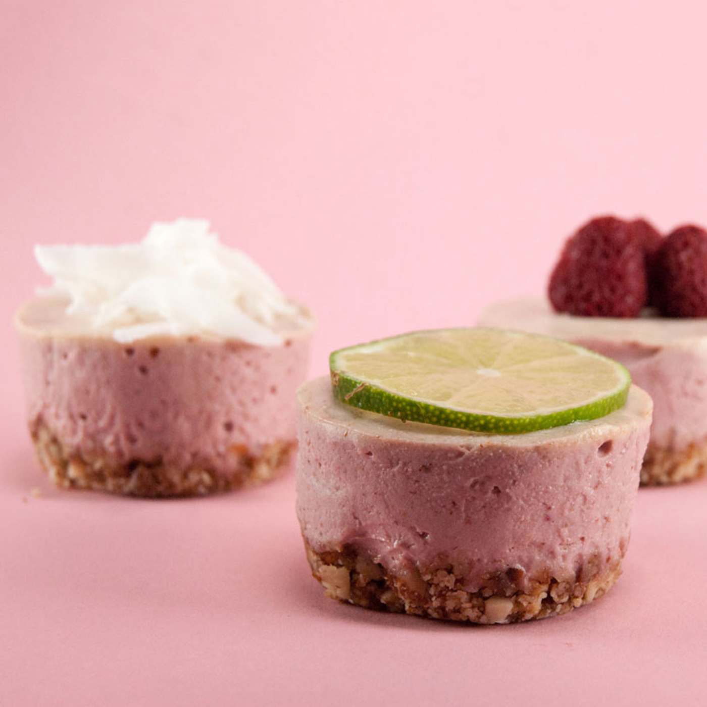 Vegan Cheesecake With RAWBITE And a Hint of Lime And Coconut